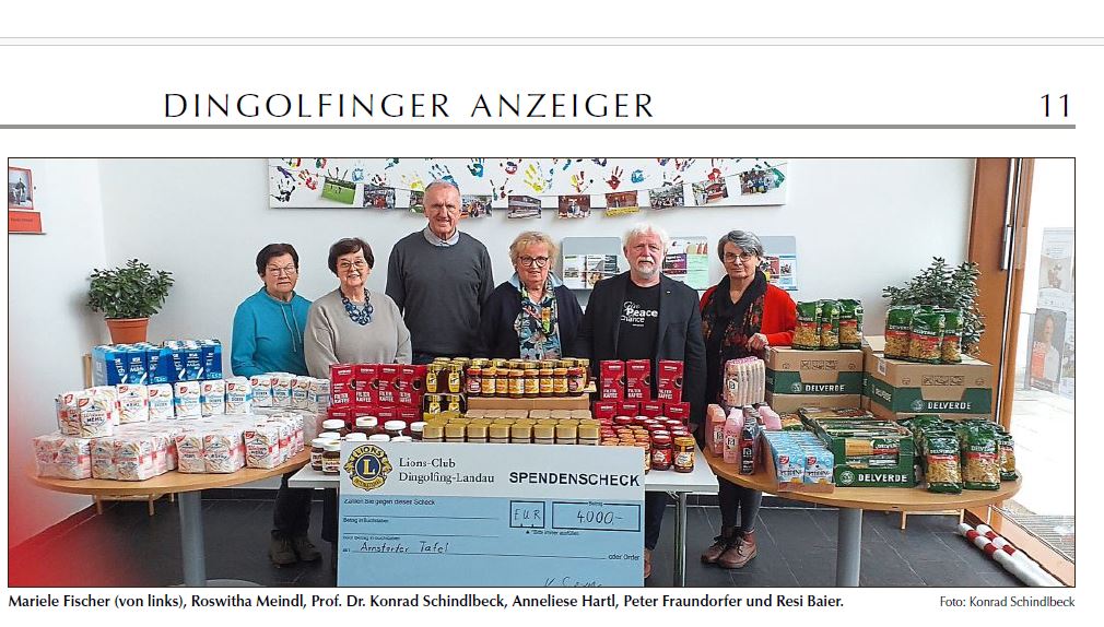 Lebensmittelspende